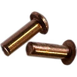Nitter 1,5 X 5,0 mm.20 Stk.  Kobber.