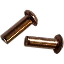 Nitter 1,5 X 5,0 mm.20 Stk.  Kobber.