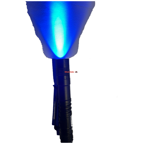 Lampe med UV lys til hrdning  af UV lim,