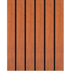 Teaktr lister lngde 595 mm. 6 stk./1 stk.