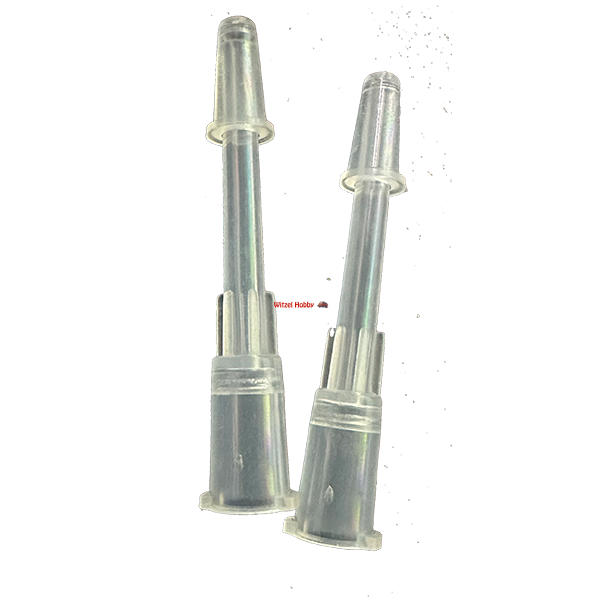 Spidser med lg til Limflasker og Vallejo maling 17 Ml. 6 stk. med Htte.