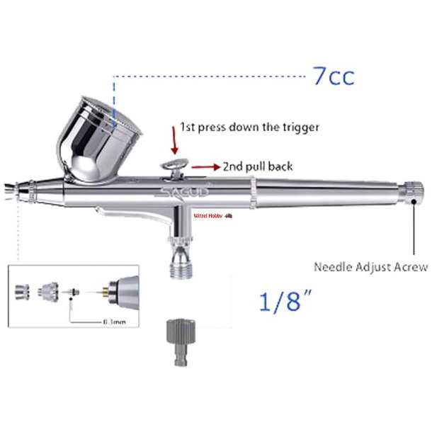Airbrush Sagud SD-130  
