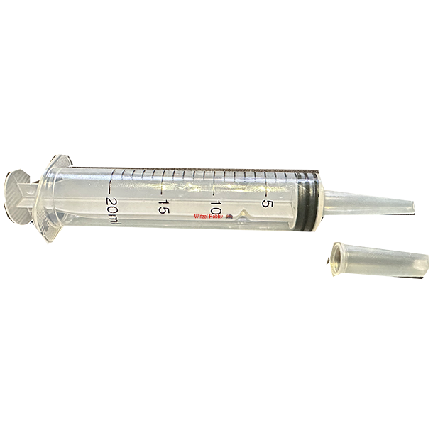 Engangssprjte med lige spids. 20 ml. 1 stk.