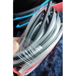  Flex 1M. Klar, med lim. 1,6 mm. krymper til indvendig 07/0,1 mm.