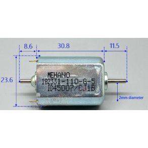 El motor  Mehano 23,5/18,3/ 31,0 mm