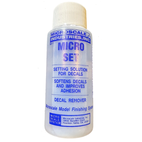 Micro set 29 g. for at forbedre pfringen decals