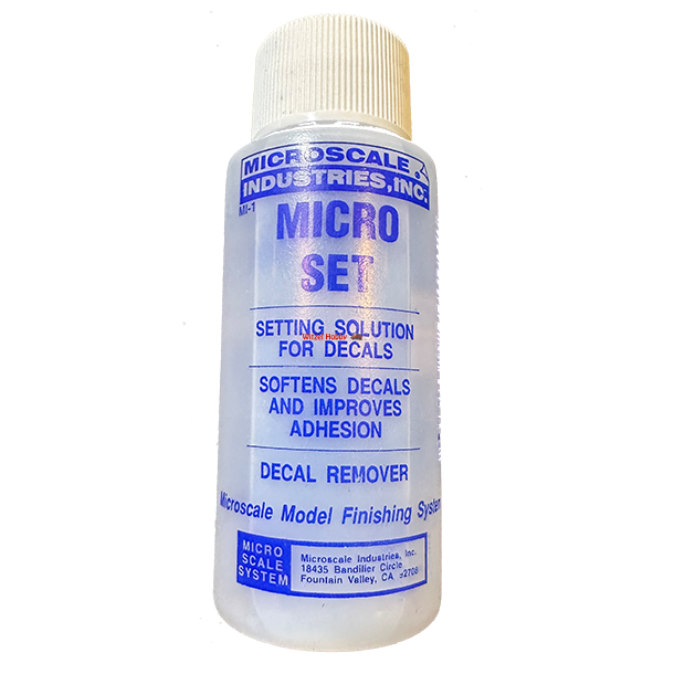 Micro set 29 g. for at forbedre pfringen decals