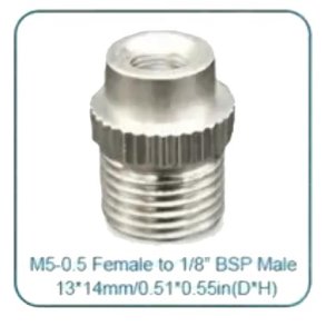 Adapter til Aztec, M4 til nye slanger med 1/8 