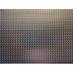 Messing plade 4 kant huller