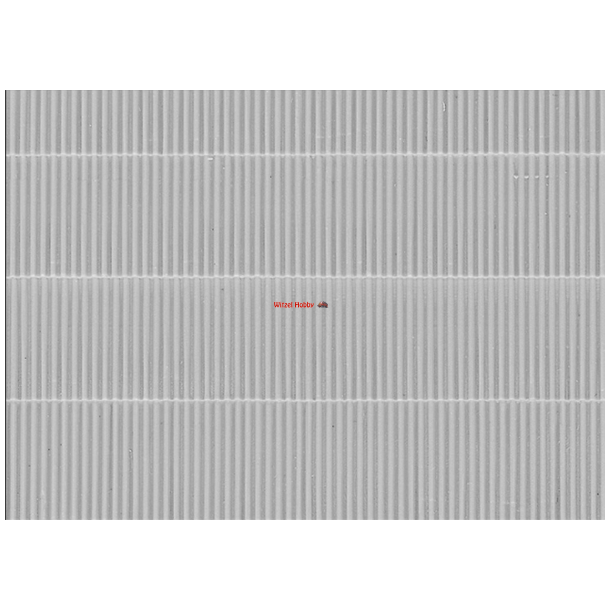 B�lge itanit plade, 1:87 R�d 218 X 118 X 1,8 mm