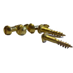 Trskruer messing 1,6 X 8 mm. 