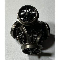 Stjerne hjul 1:87 ( H0 ) 4 aksler