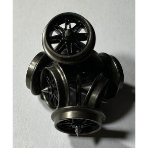 Stjerne hjul 1:87 ( H0 ) 4 aksler