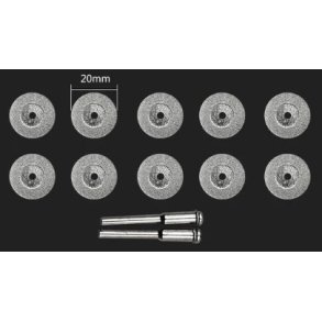 Diamant skrer skive 20 mm.