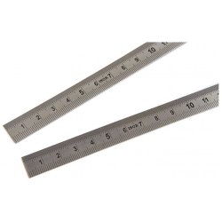 Lineal 150/300 mm. X 13 mm. i rustfrit stl