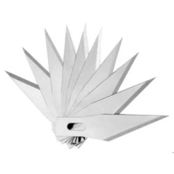 Knivblade Nr. 11. 10 stk.