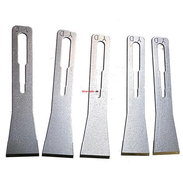 Skalpelblade nr.111, 5 stk. Lige sk�r 9 mm.