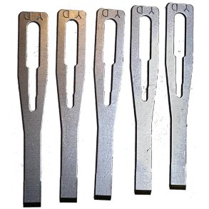  Skalpelblade nr.113, 5 stk. Lige sk�r 3,3 mm.