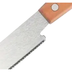 Savblad med krydstnder. 17 pr. tomme