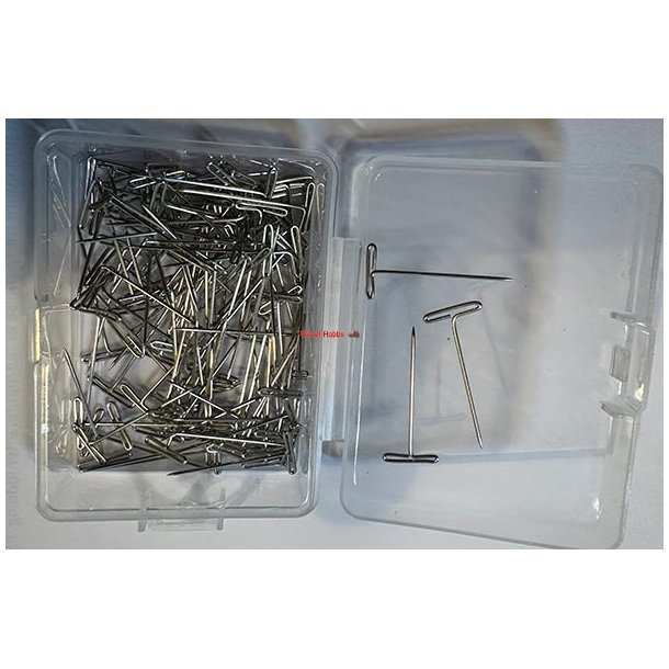 T Pins - Byggenle 0,7 X 25 mm. Ca. 100 stk.