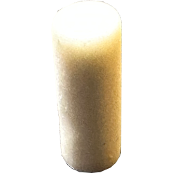 Viskel�der. Rundt � 4,5 mm. L�ngde 11,5 mm. 5 stk. Til stift blyant med tynde stifter.