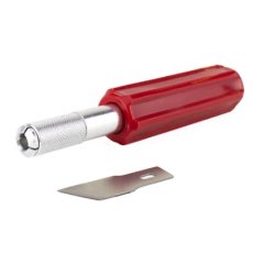 Kniv stor m. rdt skaft 