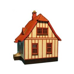 Camilla &amp; Esbens hus med tegltag