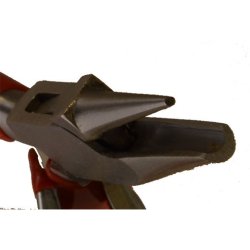 Kombinationstang,  konkav, rund, lngde 130 mm.