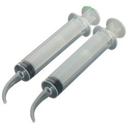 Engangssprjte med buet spids.