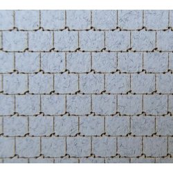 Eternitskiffer, gr med afsret hjrner  1:87