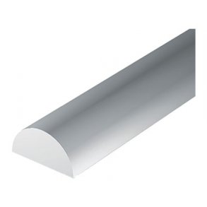 Evergreen styren, halvrunde strips