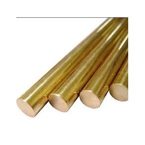Messing rundstang / -trd 495 mm.