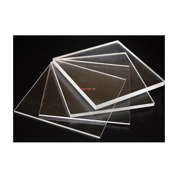 PVC-plade, transparent