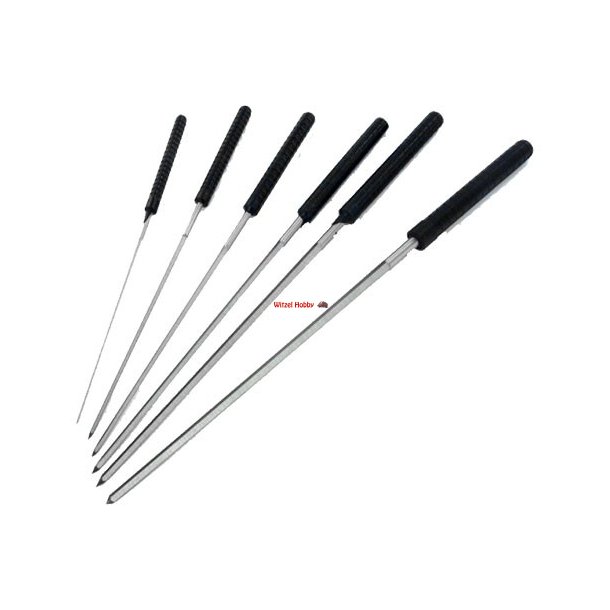 Rivalst 1,2-3,0 mm, 6 stk.