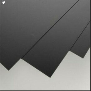 Polystyrenplade, Sort