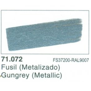 Vallejo Model Air nr. 71.072 Gun Grey Metallic  17 ml.