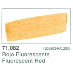 Vallejo Model Air nr. 71.082  Fluoresent Red.  17 ml.