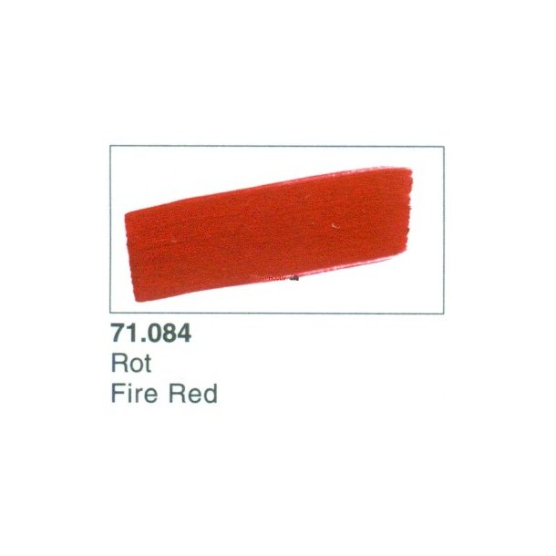 Vallejo Model Air nr. 71.084  Fire Red.  17 ml.