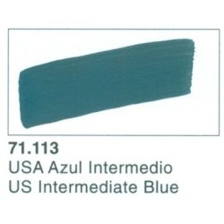 Vallejo Model Air nr. 71.113  US Intermediate Blue. 17 ml.