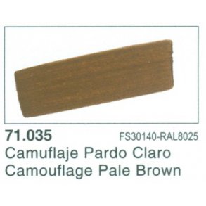 Vallejo Model Air nr. 71.035 Camouflage Pale Brown 17 ml.