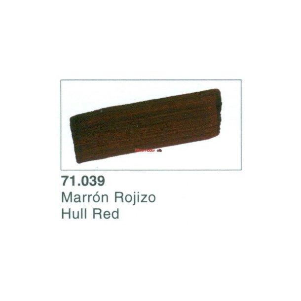 Vallejo Model Air nr. 71.039 Hull Red 17 ml.