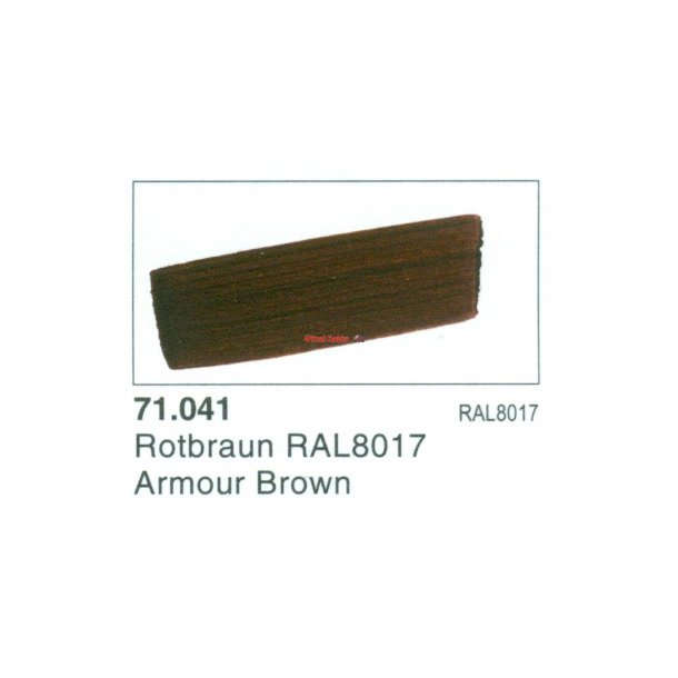 Vallejo Model Air nr. 71.041 Amour Brown 17 ml.