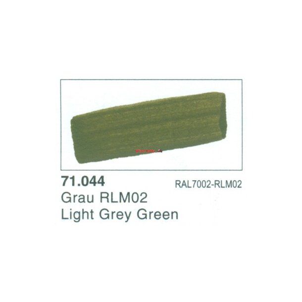 Vallejo Model Air nr. 71.044 Light Grey Green 17 ml.