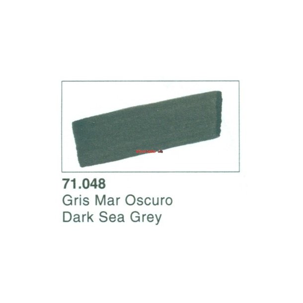 Vallejo Model Air nr. 71.048 Dark Sea Grey 17 ml.