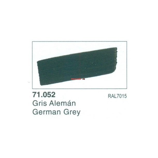 Vallejo Model Air nr. 71.052 German Grey 17 ml.