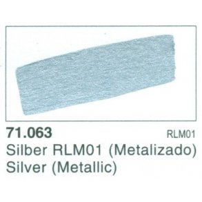 Vallejo Model Air nr. 71.063 Silver Metallic  17 ml.